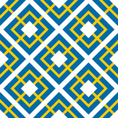 sweden flag pattern for decoration. diamond background. vector illustration