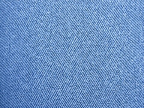 Blue jeans denim texture with realistic texture and stitching detail, vector, denim