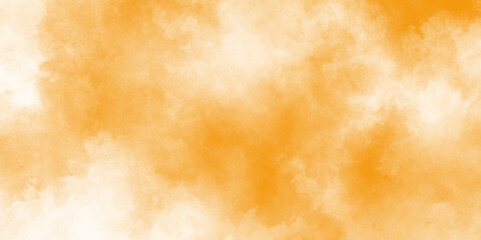 Small orange or pink watercolor stain on a transparent background, Grunge watercolour illustration, abstract brush color orange watercolor background on paper.