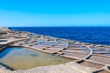 salt fields on Malta