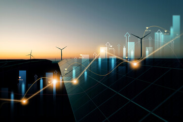 Increase in electricity prices on the world market. Green energy in full development.Investment...