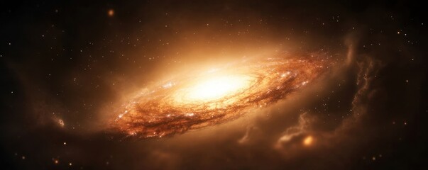 Fototapeta premium Stunning spiral galaxy in deep space