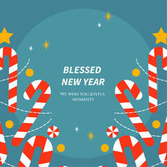 Colorful Abstract Design with Christmas Text Message. Perfect for conveying happiness, positivity, and celebration in designs and creative projects