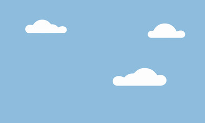 Cloud illustration in the sky with cloud icon illustration and white cloud illustration in blue sky floating cloudy sky vector eps snow white clouds. blue sky with white cloud shows the rainy