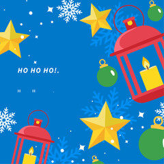 Festive Christmas Wreath Illustration Holiday Season