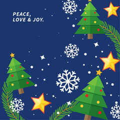 Colorful Abstract Design with Christmas Text Message. Perfect for conveying happiness, positivity, and celebration in designs and creative projects