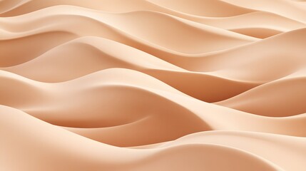 Obraz premium A seamless white sandy beach or desert sand dunes texture with a boho chic light brown clay color