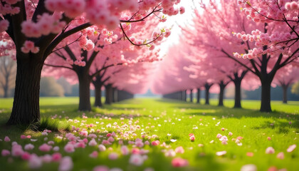 Fototapeta premium spring in the park