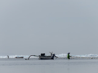 Traditional Balinese Fisherman 