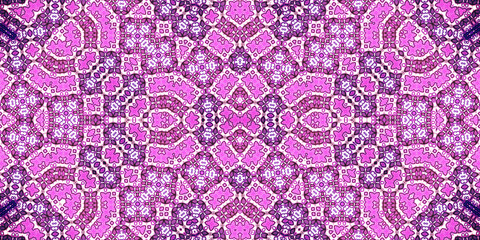 Fototapeta premium Seamless abstract pattern. The texture of the pattern is symmetrical. Endless pattern