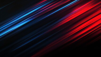 Abstract image featuring dynamic lines in shades of orange and blue against a dark background.
