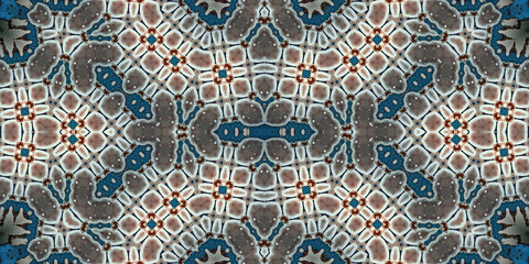 Seamless abstract pattern. The texture of the pattern is symmetrical. Endless pattern