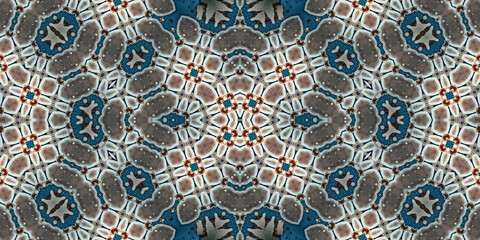 Seamless abstract pattern. The texture of the pattern is symmetrical. Endless pattern