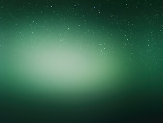 Serene Night Sky with Stars and Green Gradient