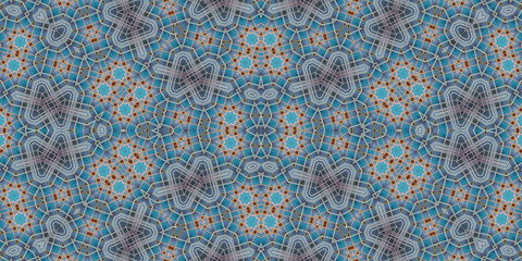 Seamless abstract pattern. The texture of the pattern is symmetrical. Endless pattern