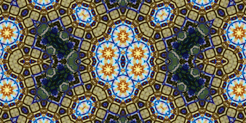 Seamless abstract pattern. The texture of the pattern is symmetrical. Endless pattern