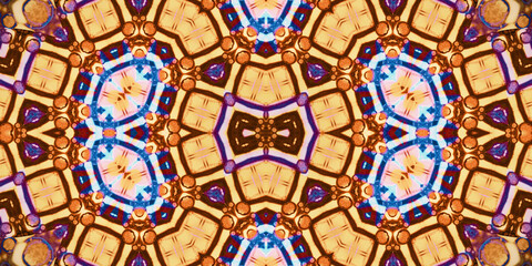 Seamless abstract pattern. The texture of the pattern is symmetrical. Endless pattern