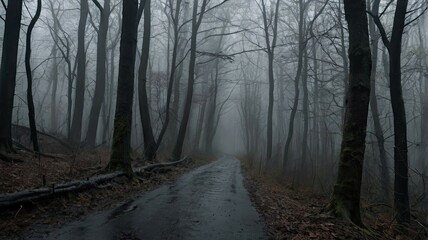 Obraz premium Autumn Landscape: Tranquility and Beauty of Nature