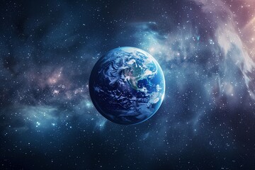 planet earth in outer space