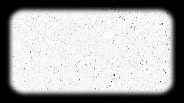 Film frame texture with sprocket hole on green screen with grain, film dirt, dust, hair, leaks and scratches. Old Film reel strip rolling overlay. 4k resolution free video download