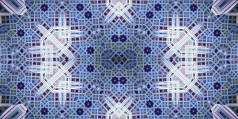 Seamless abstract pattern. The texture of the pattern is symmetrical. Endless pattern