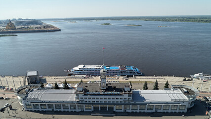 River station. Nizhny Novgorod.
