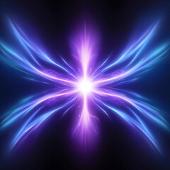 Naklejka premium 3d glow background