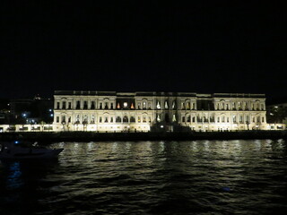 Naklejka premium city at night