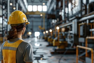 Factory female worker