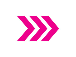 three arrows right side icon