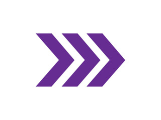 three arrows right side icon