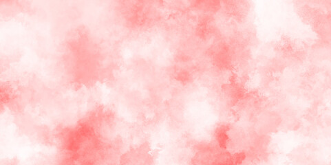 abstract red watercolor stains on white paper paint  texture background, Storm clouds in the sky, Abstract pink watercolor art background for cards, with color splash design.