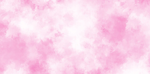 Pink watercolor abstract background texture with stains, polished and empty smooth Watercolor background texture soft pink, Light pink abstract watercolor background with paper texture and stains.