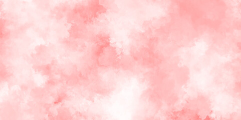 Fototapeta premium abstract red watercolor stains on white paper paint texture background, Storm clouds in the sky, Abstract pink watercolor art background for cards, with color splash design.