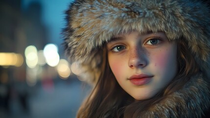 Children dressed warmly for winter, enjoying snowy weather and outdoor fun, creating heartwarming moments of seasonal joy and playful energy in nature