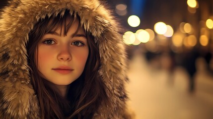 Children enjoying wintertime in cozy outfits, capturing seasonal joy and warmth.