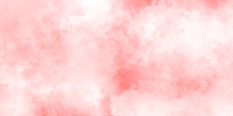 abstract red watercolor stains on white paper paint  texture background, Storm clouds in the sky, Abstract pink watercolor art background for cards, with color splash design.