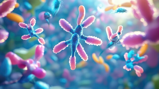 HLA gene complex on chromosome 6 encoding essential cell surface proteins for immune response genetics research molecular biology