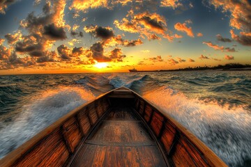 A large freighter moving through open waters, carrying goods from around the world.