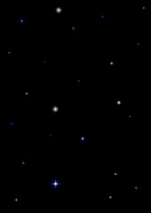 galaxy in a free space