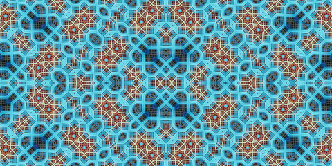 Seamless abstract pattern. The texture of the pattern is symmetrical. Endless pattern