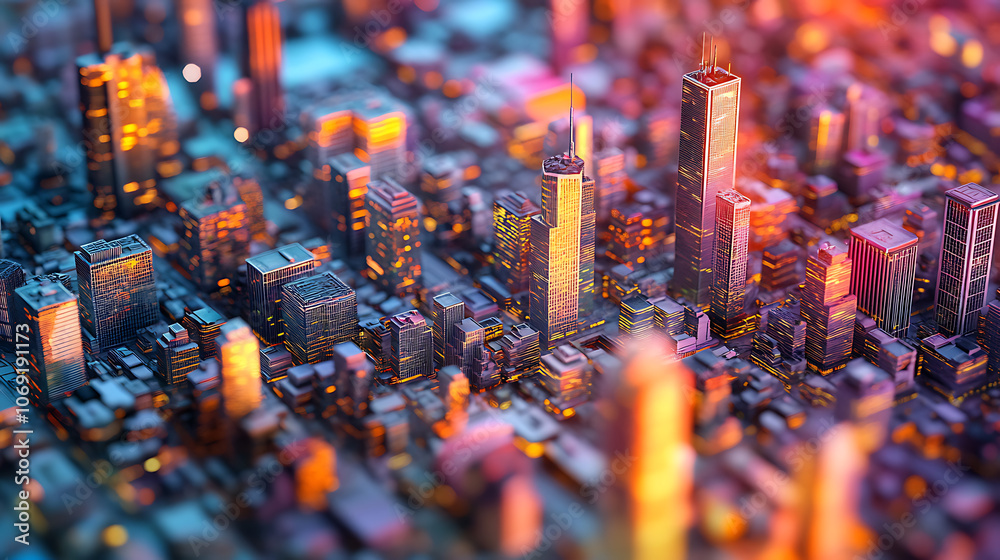 Aufkleber 4k tech city displacement map texture for 3d modelling