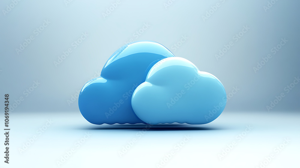 Aufkleber cloud network concept, cloud computing