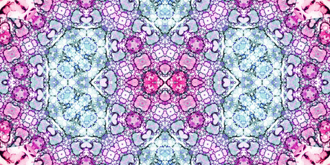 Seamless abstract pattern. The texture of the pattern is symmetrical. Endless pattern
