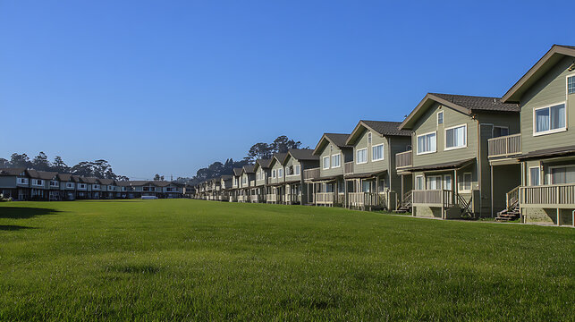 Military housing, Presidio, San Francisco, California