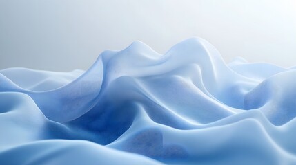 Obraz premium Blue gradient defocused abstract photo with smooth lines and a Pantone color background. The image creates a serene and sophisticated atmosphere through its smooth gradient and soft focus effect.