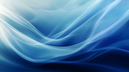 Blue gradient defocused abstract photo with smooth lines and a Pantone color background. The image creates a serene and sophisticated atmosphere through its smooth gradient and soft focus effect.