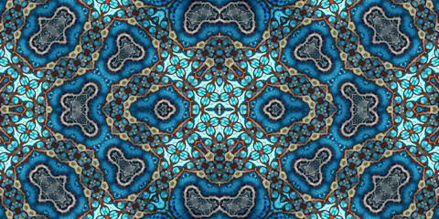 Seamless abstract pattern. The texture of the pattern is symmetrical. Endless pattern