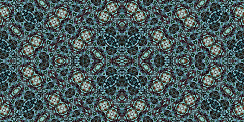 Seamless abstract pattern. The texture of the pattern is symmetrical. Endless pattern