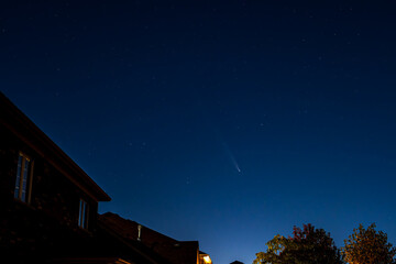 Comet A3 2023(Tsuchinshan-ATLAS). Great view and night observation. Just after sunset on October...